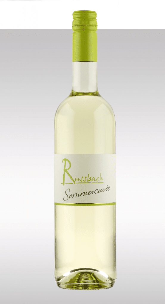 Weinflasche: Sorte: Russbach Sommercuvée